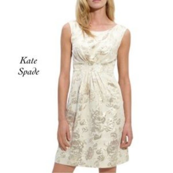 Kate Spade Floral Metallic Dress/Deanna. 🎄 Dress - Picture 10 of 10